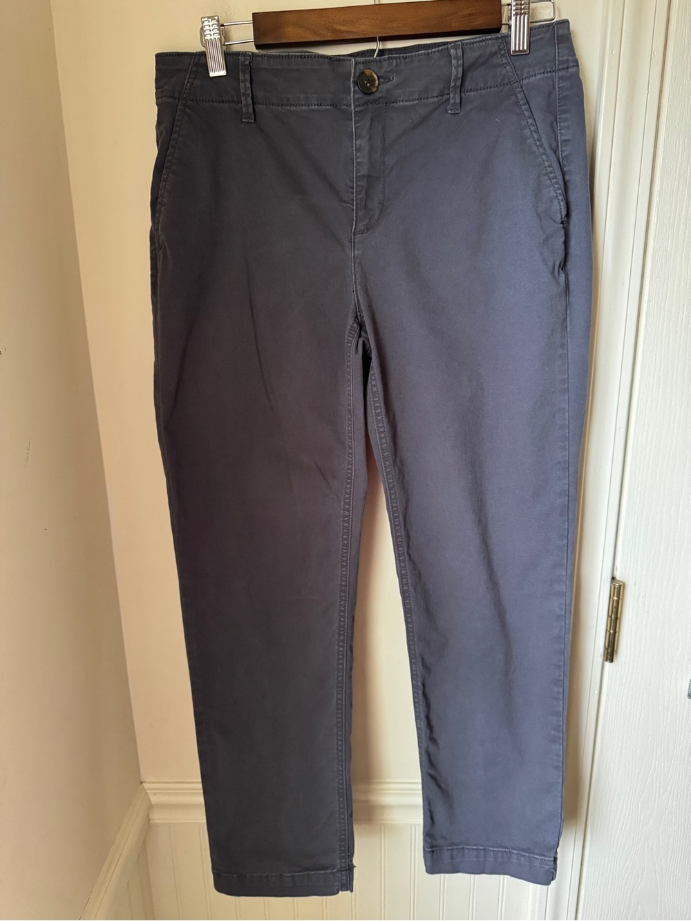 LOFT Dark Gray/Charcoal Pants Size 4